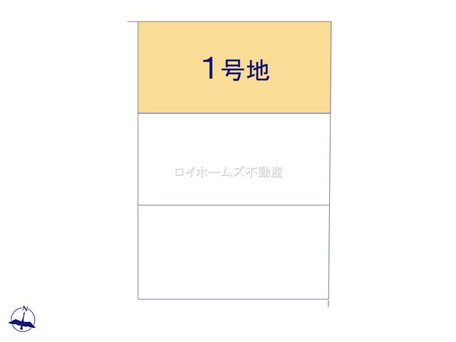 【区画図】 | 名古屋市西区大野木４丁目374『仲介料無料』新築戸建て | 1号棟