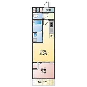 ALEGRIA東岸和田の間取り