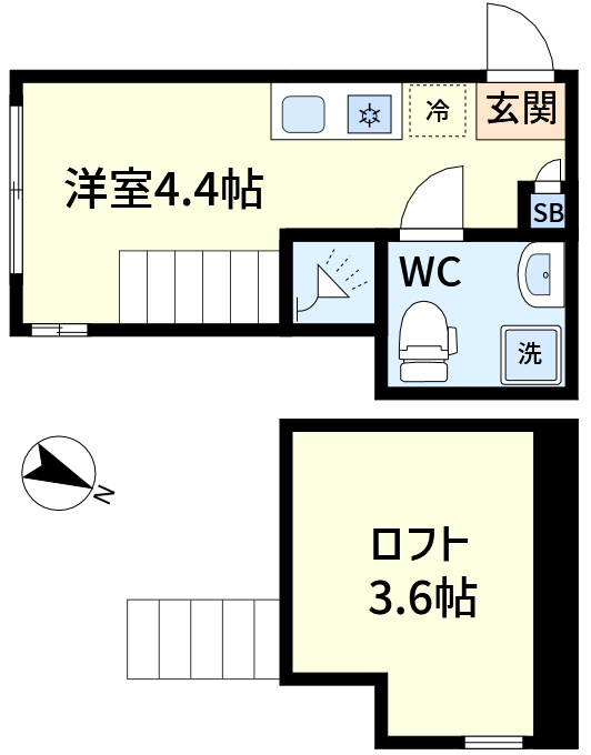 ＳＵＮＮＹ　ＨＩＬＬＳ新小岩の間取り