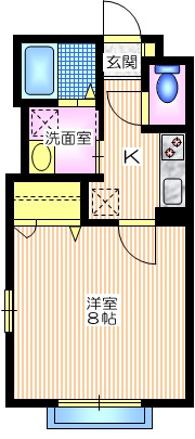 フィオレンテ大倉山の間取り