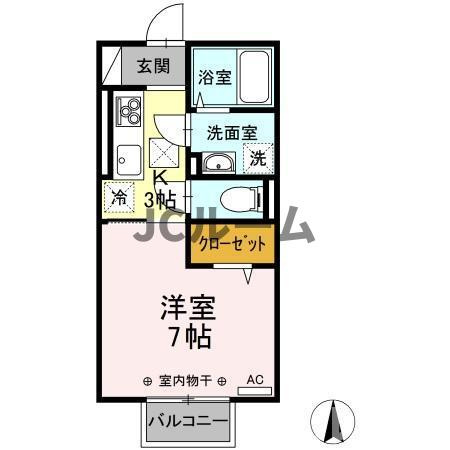 ナゴミエルエミアス エミアスの間取り