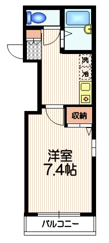 上原中村マンションの間取り