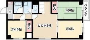 【間取り】 | チサンマンション東別院