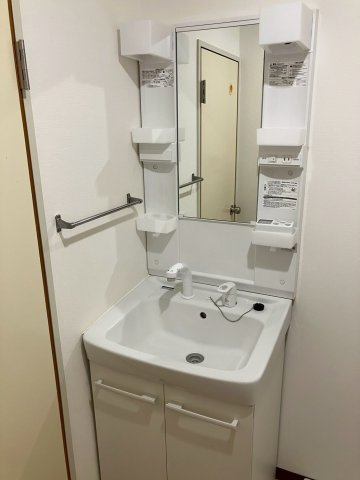 川口市大字石神の賃貸マンションの洗面所