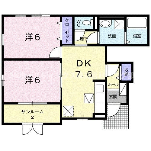 プリート　カーサの間取り