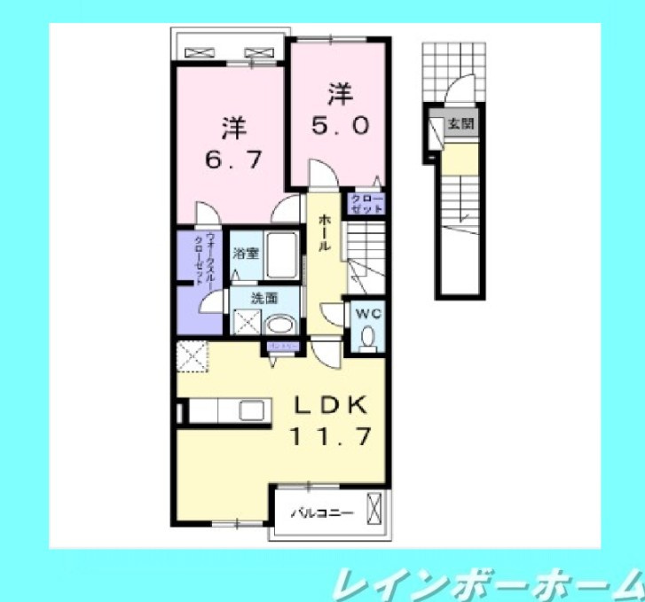 【仲介手数料：50％OFF】対象物件！の間取り