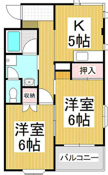 長野市川中島町上氷鉋　一棟マンションの間取り