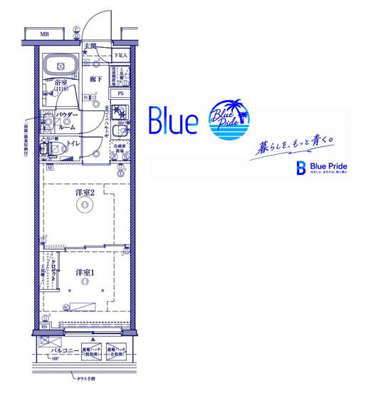 【間取り】 | クレイシアＩＤＺ川崎