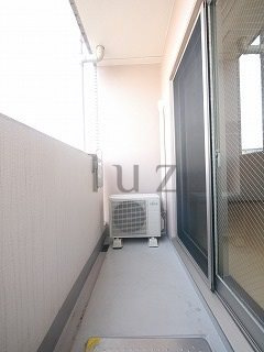 パルテール天王町のバルコニー