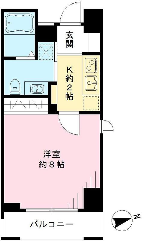 クラヴィーア仙川の間取り