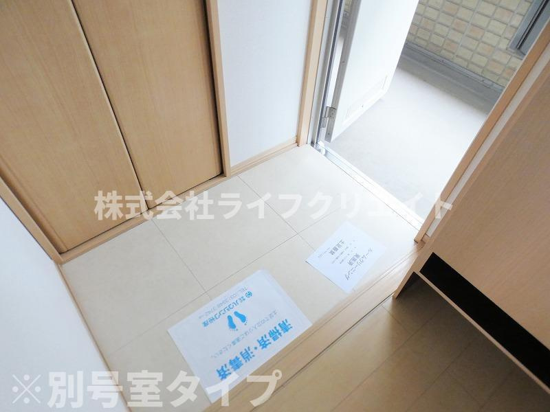 ボナールK壱番館の玄関