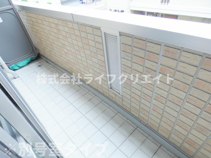 ボナールK壱番館のバルコニー
