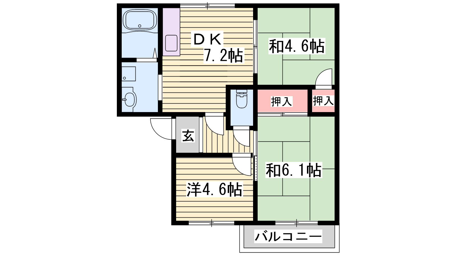 フレグランスリッチの間取り