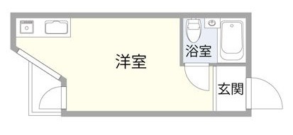 赤坂キャステールの間取り|間取りです。