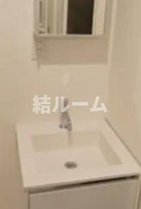 中野区新井４丁目のアパートの洗面所|別号室参考写真