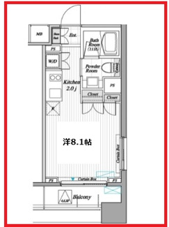 【間取り】 | レジディア錦糸町Ⅱ