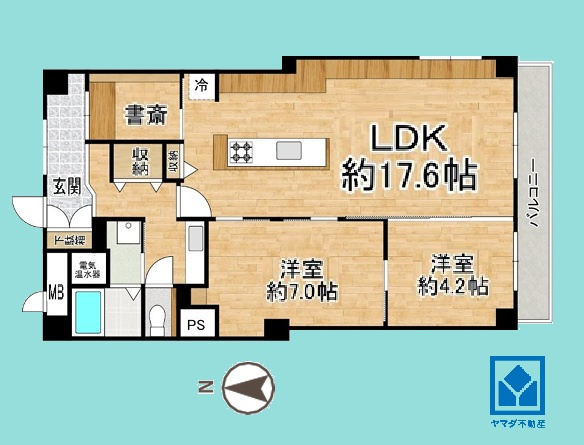 仁川グリーンハイツの間取り