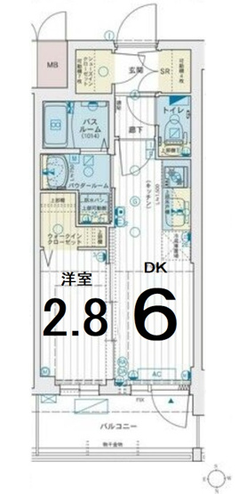 【間取り】 | エステムコート名古屋　TWIN　EAST
