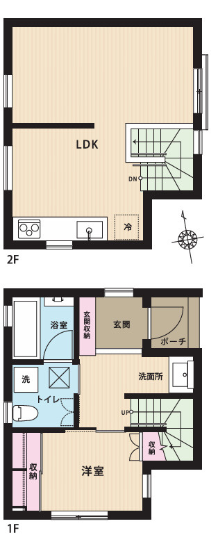 豊島区南長崎２丁目中古戸建の間取り