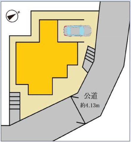 【横浜市緑区寺山町713-81新築戸建て】★仲介手数料無料★（森の台小学校・中山中学校）の区画図