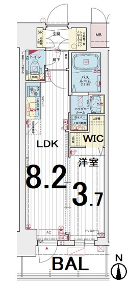 【間取り】 | エステムコート名古屋TWIN　WEST