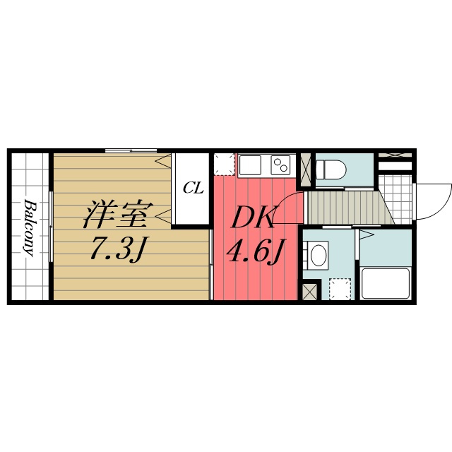【間取り】 | GRASS SQUARE　八番館