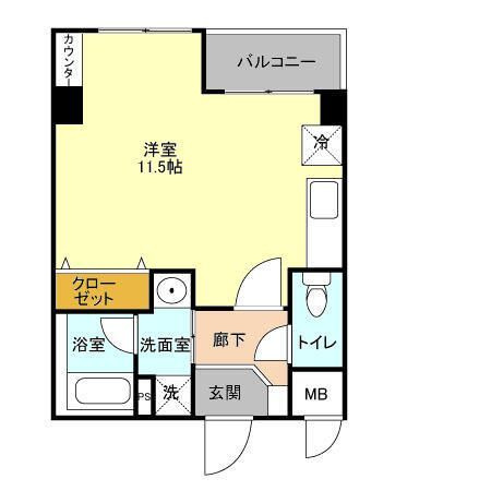 フォレンツタワー文京千石の間取り|間取りです。