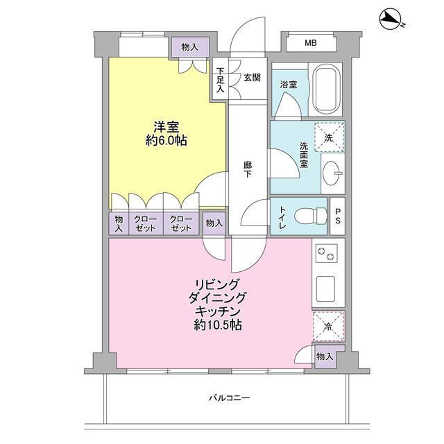 サンシャイン松本Ｎｏ．１１の間取り