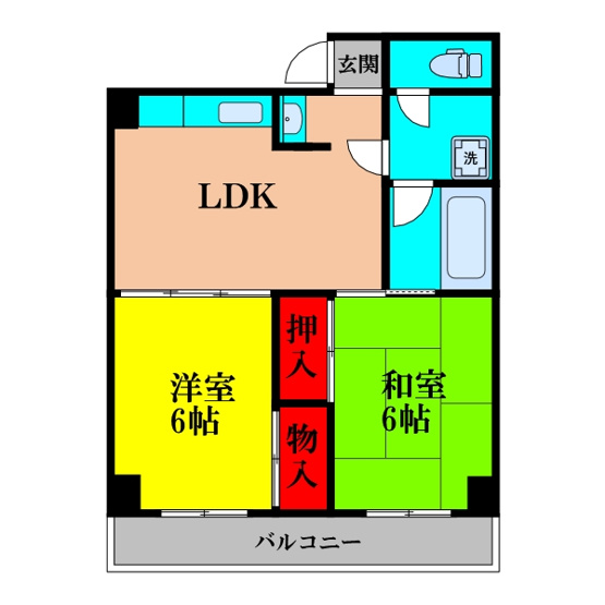 【間取り】 | 新大阪中央ハイツ