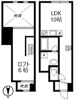 エピ駒沢　駅近　独立洗面台　オートロック　デザイナーズの間取り