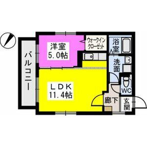 パッサーブルー野中の間取り