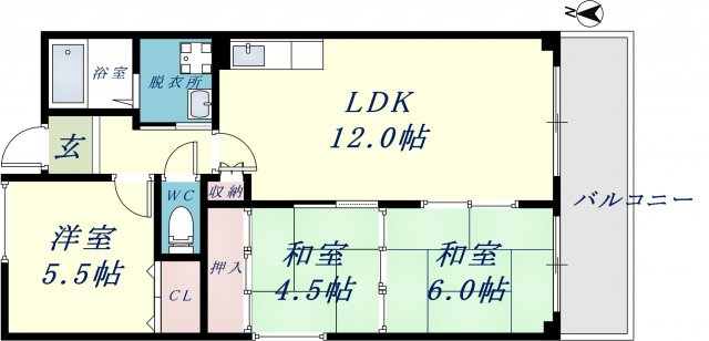 カーサフロレスタの間取り