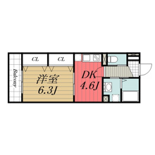 【間取り】 | GRASS SQUARE　八番館