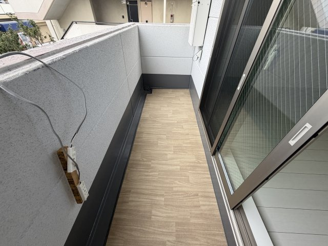 D.CREART尼崎東のバルコニー