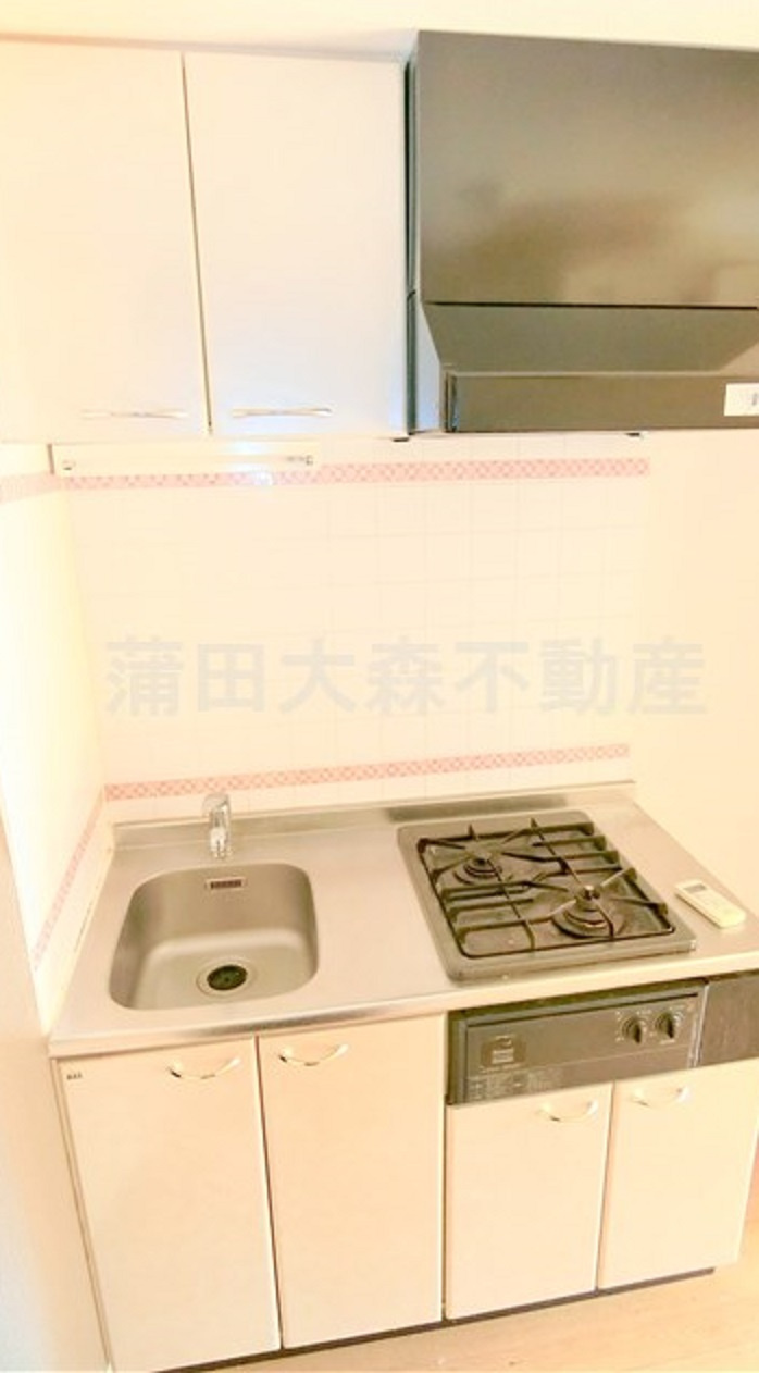 ルーブル蒲田参番館のキッチン|2口ガスシステムキッチン