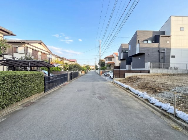 港南区丸山台2丁目　売地　第２の前面道路含む現地写真|◆土・日・祝日は、当社スタッフによる現地案内会を実施しております。もちろん平日のご案内も可能です。お気軽にご相談ください！！
