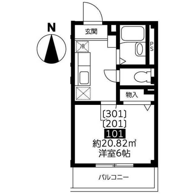 プラザクリヴィアの間取り