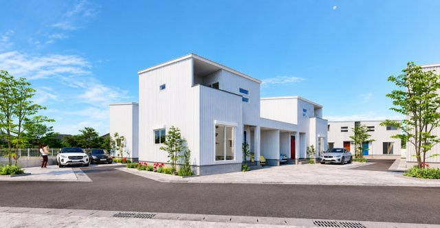 松茂新築戸建(仮称)の駐車場