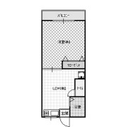 城山ハイツの間取り