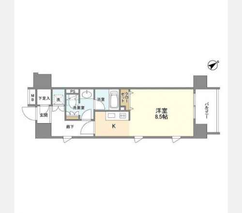 【間取り】 | クリオ五反田 | 間取