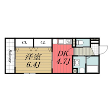 【間取り】 | GRASS SQUARE　八番館