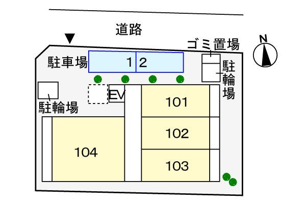 イル・グリシーヌ目黒の駐車場|駐車場です