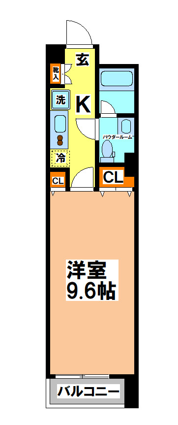 武蔵野市吉祥寺北町１丁目の賃貸マンションの間取り