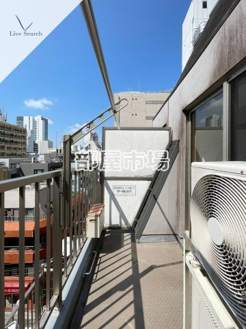 台東区上野５丁目の賃貸マンションのバルコニー