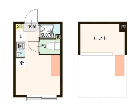 レオトピア北千住の間取り|間取りです。