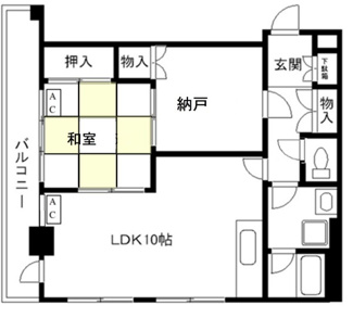 【間取り】 | 四谷グリーンマンション | 間取りです。