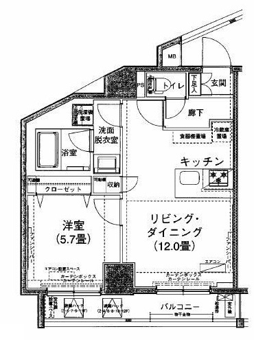 アイル東京向島参番館の間取り|間取りです。