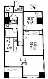 グリーンパーク日本橋Deuxの間取り