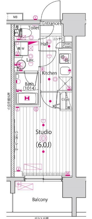 ガーラ・プレシャス大森の間取り|間取りです。