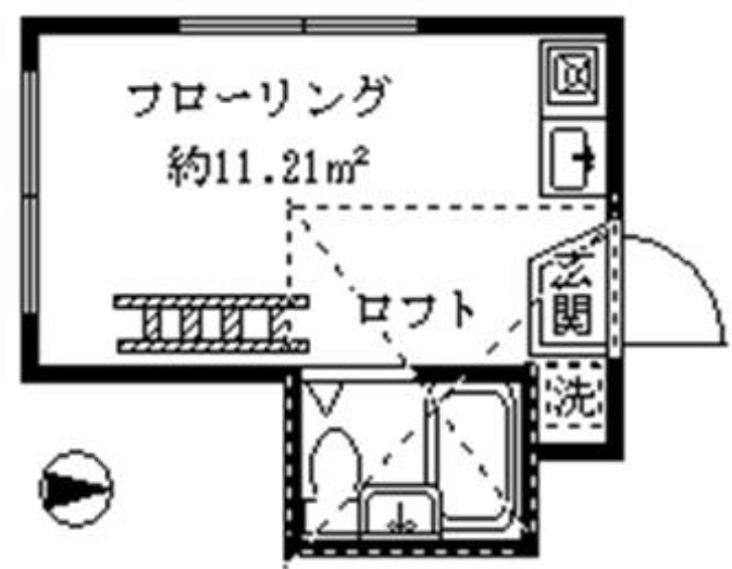 ライフピア東中野A棟の間取り